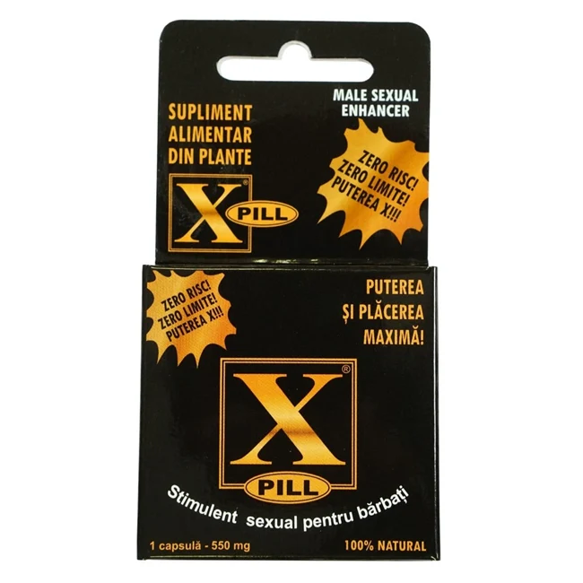 Capsulă X-PILL, susține stimularea erecției